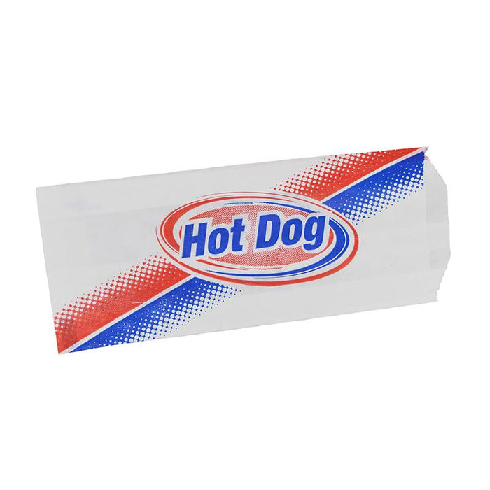 Large Dry Wax Hot Dog Bag