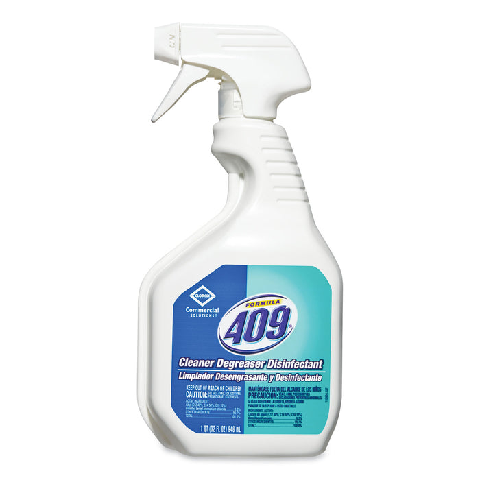 Formula 409® 35306 Cleaner Degreaser Disinfectant, 32 oz Spray Bottle, 12/Case
