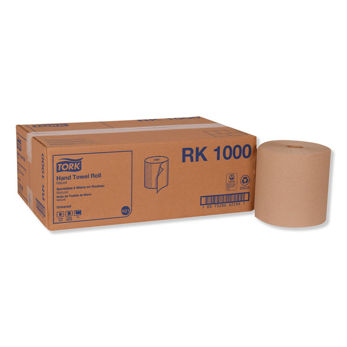 Tork® RK1000 Hardwound Roll Towel, 7.88" x 1000 ft, Natural (Case of 6)