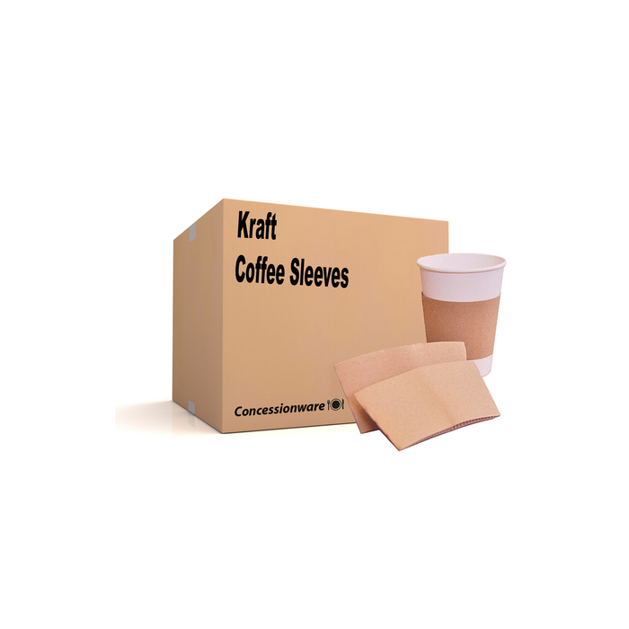 Kraft Coffee Java Sleeves (Case of 1,000)