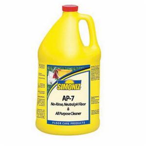Simoniz AP-7 All Purpose Liquid Floor Cleaner, 1 gal Bottle, 4/Case
