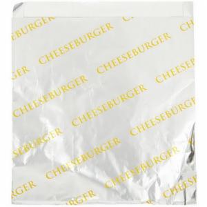 Bagcraft® Printed Single Serve Cheeseburger Bag, 1000/Case