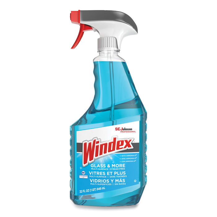 Windex® Ammonia-D Glass & More Multi-Surface Cleaner, 32 oz, 8/Case