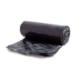 24X33 16 GAL Black HMW-HDPE 8MIC Can Liner Coreless Star Seal 1000/Case