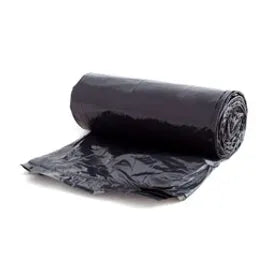 38X60 60 GAL Black Plastic Extra Heavy Municipal Can Liner 100/Case