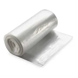 40X46 45 GAL Clear LLDPE .9MIL Heavy Duty Can Liner Coreless 100/Case